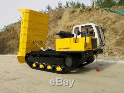 1/14 RC Hydraulic Dump Truck Remote Control Metal Collectible Model Gift Toy