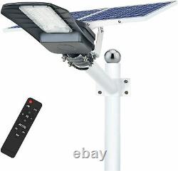 100W-300W Solar Outdoor Street Light with Remote Control + Panel Safety Lights