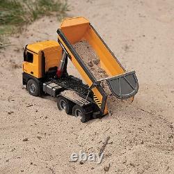 114 Large 10 Channel Electric Remote Control Dump Tipper Truck RC Toy 2.4G Xmas