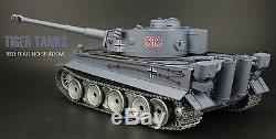 116 German Tiger I RC Tank Ultimate Metal Version 2.4GHz Smoke & Sound New