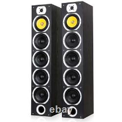 1200w Max Hifi Tower Standing Stereo Speaker Mega Bass Free P&p Special Offer