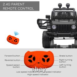 12V Kids Electric Ride On Car Truck Toy SUV with Remote Control for 3-6 Yrs