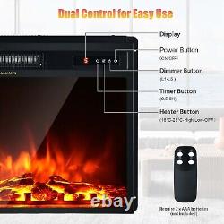 1500W Electric Fireplace 20 Electric Fireplace Remote Control Stove Heater