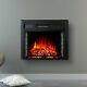1800w Electric Inset/wall-mounted Fireplace Flame Effect Heater Fire With Remote