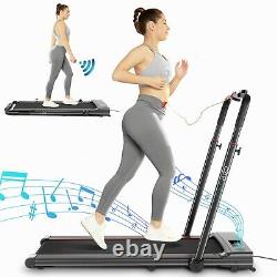 2-in-1 Running Machine Treadmill Home Fitness Indoor 2.0HP Folding Walking Pad