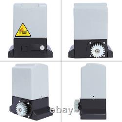 2000KG Automatic Motor Sliding Gate Opener Electric Operator Remote Control 750W