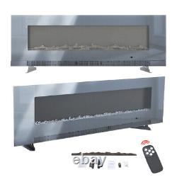 2023 Led 12 Colour Flame Effect Electric Fire Wall/inset Into Fireplace 50 60 72
