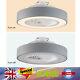22 Modern Led Ceiling Fan With Light Round Dimmable Chandelier + Remote Control