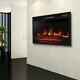 23 Electric Wall-mounted Fireplace Heater Led Withflame Effect Remote Control Uk