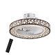 23 Led Invisible Ceiling Fan Light Dimmable Chandelier Lamp With Remote Control