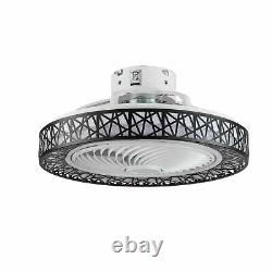 23 New Enclosed LED Ceiling Fan Light Dimmable Chandelier Lamp + Remote Control