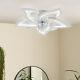 27 Modern Led Ceiling Fan Light Floral Dimmable Chandelier Lamp Remote Control