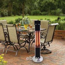 2kW Remote Control Portable Outdoor Garden Free Standing Patio Heater 3 Settings