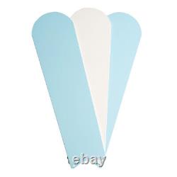 3 Blade Ceiling Fan & LED Light Cream & Blue Reversible Blades & Motor 42