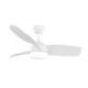 3 Blades 42inch Ceiling Fan With Led Light Remote Control Timer 6 Speed Dimmable