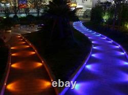 30pcs Wifi RGB Remote Control APP LED Decking Lights Garden Stair Lighting Lamp
