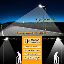 400W Solar Street Lights Outdoor Motion Sensor Flood Light with Remote Control