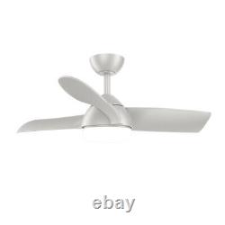 42 Inch Nordic Ceiling Fan with Light Remote Control Adjustable Speed Timer Fans