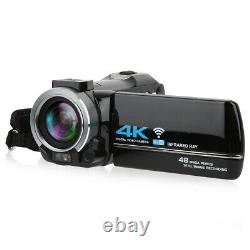 4K WIFI HD Infrared Night Vision Digital Video Camera Camcorder + Remote Control