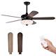 52 Ceiling Fan With Crystal Lights And Remote Control