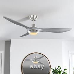 52 Ceiling Fan with Light Remote Control Kitchen Living Room Chandelier Fans