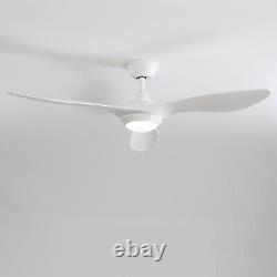 52 Inch Ceiling Fan with 3 Colour Chaning LED Light Remote Control 6 Speed Timer