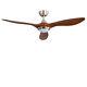 52 Vintage Wooden Ceiling Fan With Light Remote Control 6 Adjustable Wind Speed