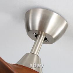 52In Modern Ceiling Fan Light with Remote Control 6 Speeds Setting LED Dimmable