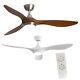 52inch Ceiling Fan With Light Remote Control 3 Colour Changing Led 6 Wind Speeds