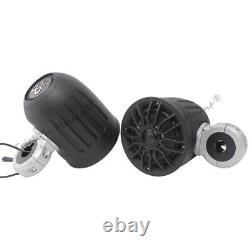 6.5 RGB LED Audio Speaker Assembly Stereo Loudspeaker For Harley Yamaha Honda