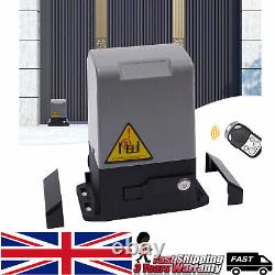 600KG Electric Sliding Gate Opener Automatic Gate Motor 2Remote Control Security