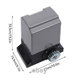 600KG Electric Sliding Gate Opener Automatic Gate Motor 2Remote Control Security