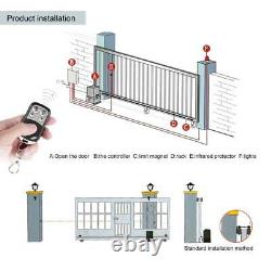 600kg Sliding Gate Opener Electric Operator Automatic Motor with Remote Control