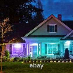 8Pcs LED Garden Spike Lights Outdoor Spotlights Mains Landscape Lamp Floodlights