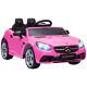 Aiyaplay Benz 12v Kids Electric Ride On Car With Remote Control Music Pink