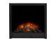 Acantha Ontario Electric Large Inset Fire With Logs & Remote Control In Black