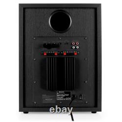 Active Subwoofer PA Speaker DJ Powered Bass Reflex Home Cinema Hi Fi Black 250W