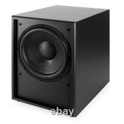 Active Subwoofer PA Speaker DJ Powered Bass Reflex Home Cinema Hi Fi Black 250W