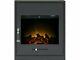 Adam Oslo Electric Inset Stove In Black 19474 With Log Bed Rrp £299
