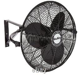 Air King 20 1/6 HP 3-Speed Non-Oscillating Totally Enclosed Wall Mount Fan