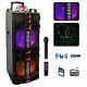 Befree Sound Dual 12 Bluetooth Portable Dj Pa Party Speaker With Lights Mic Usb