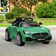 Benz Gtr 12v Kids Electric Ride On Car Toy With Remote Control Music Lights Green