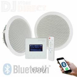 Bluetooth Ceiling Speaker Kit Adastra WA-215 Set in-Wall remote USB SD Radio