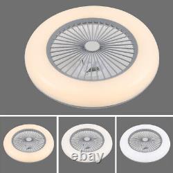 Ceiling Fan LED Light Adjustable Wind Speed Dimmable WithRemote Control 75W Lamp