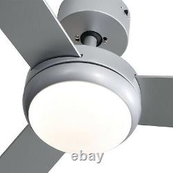Ceiling Fan LED Light Adjustable Wind Speed Dimmable with Remote Control & Timer