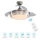 Ceiling Fan With Dimmable Led Light Remote Control Lamp Lighting Wind Speed Uk