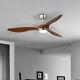 Ceiling Fan With Light 3 Colour Led Remote Control Reversible Motor 3/6 Speeds
