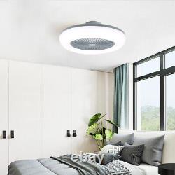 Ceiling Fan with 75W LED Light Adjustable 3-Wind Speed Remote Control Dimmable