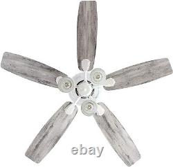 Ceiling Fan with Lamps and Remote Control Chandelier Fan, Energy Class A+