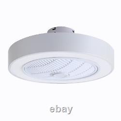 Ceiling Fan with Light Remote Control LED Lamp Dimmable Living Room Kitchen 55CM